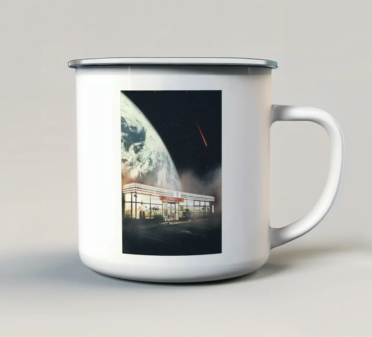 Spazio aperto 24/7 tazza in smalto da Dapidoka