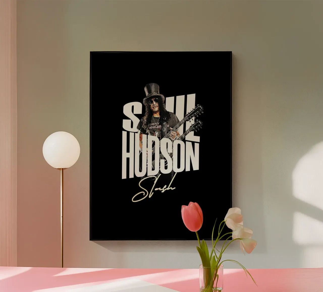 Saul Hudson plexiglass da Gunawan Rb
