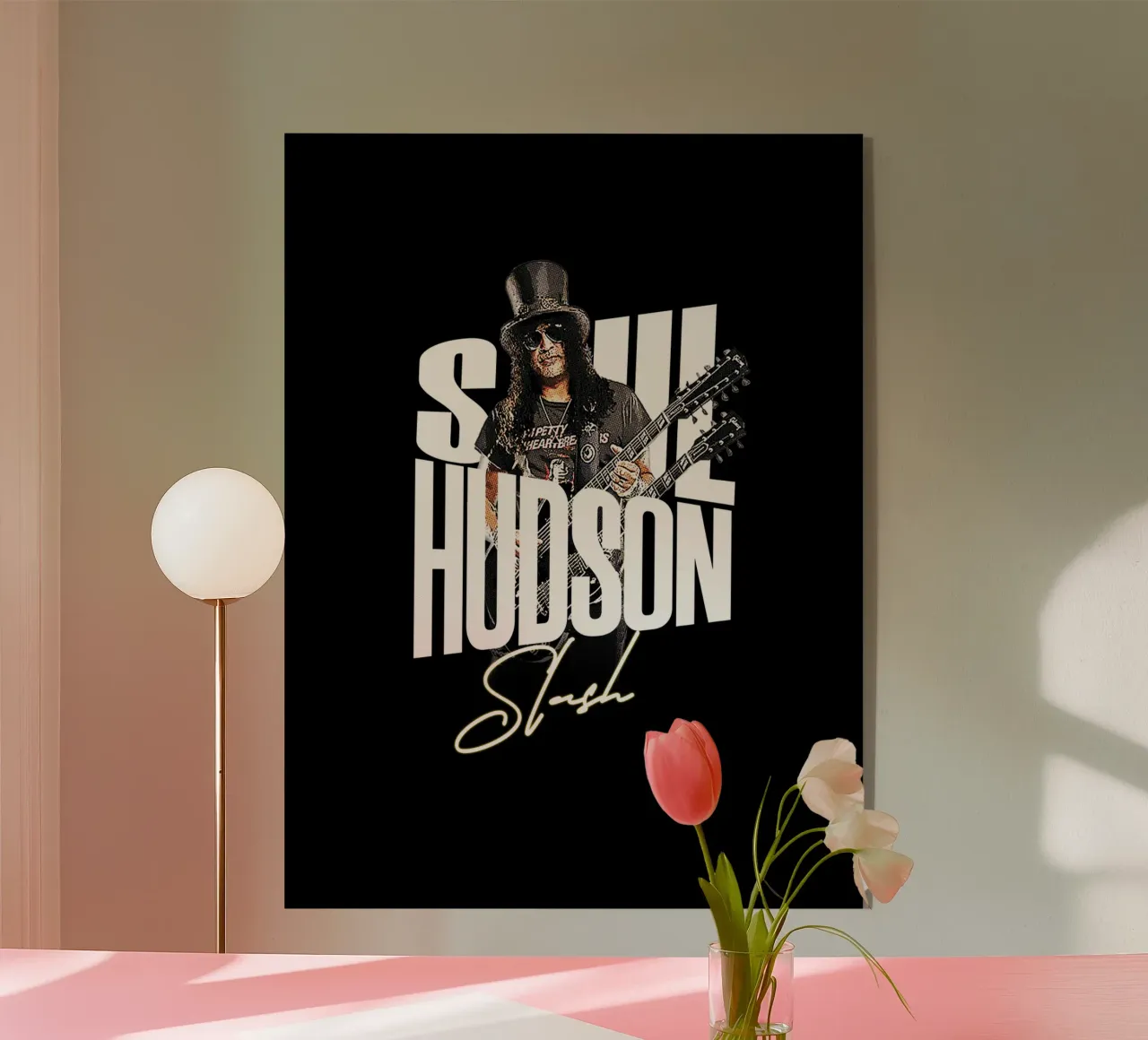 Saul Hudson plexiglass da Gunawan Rb