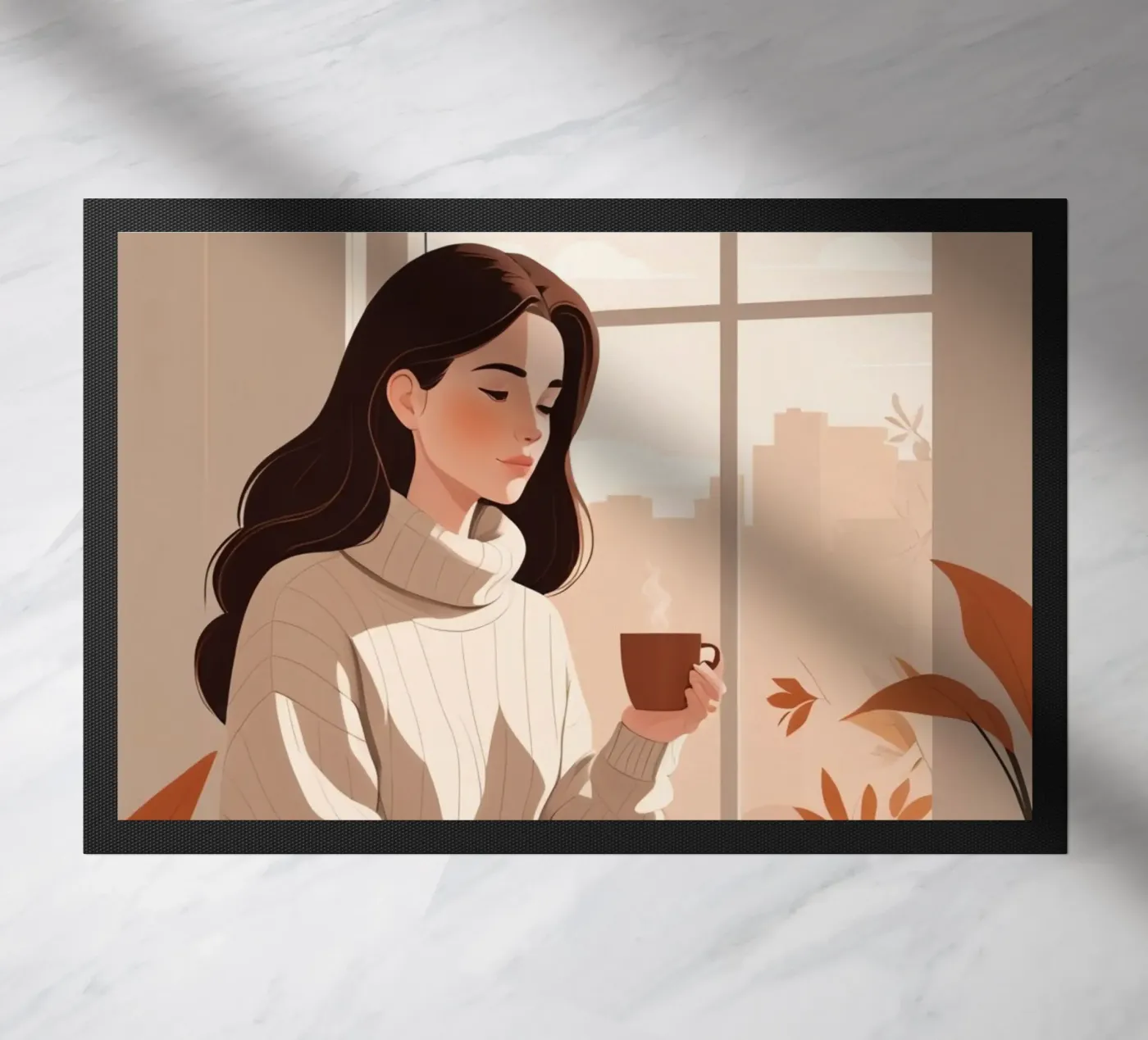 Ochtendstilte deurmat van Maison Solis