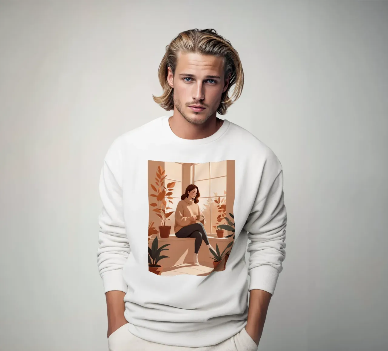 L'ora d'oro della quiete felpa da Maison Solis