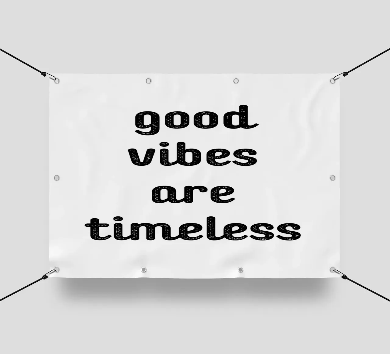 Good vibes are timeless telo in pvc da Quotes on walls
