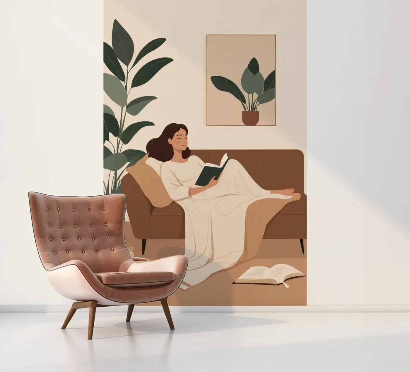 Evening Escape fotobehang van Maison Solis