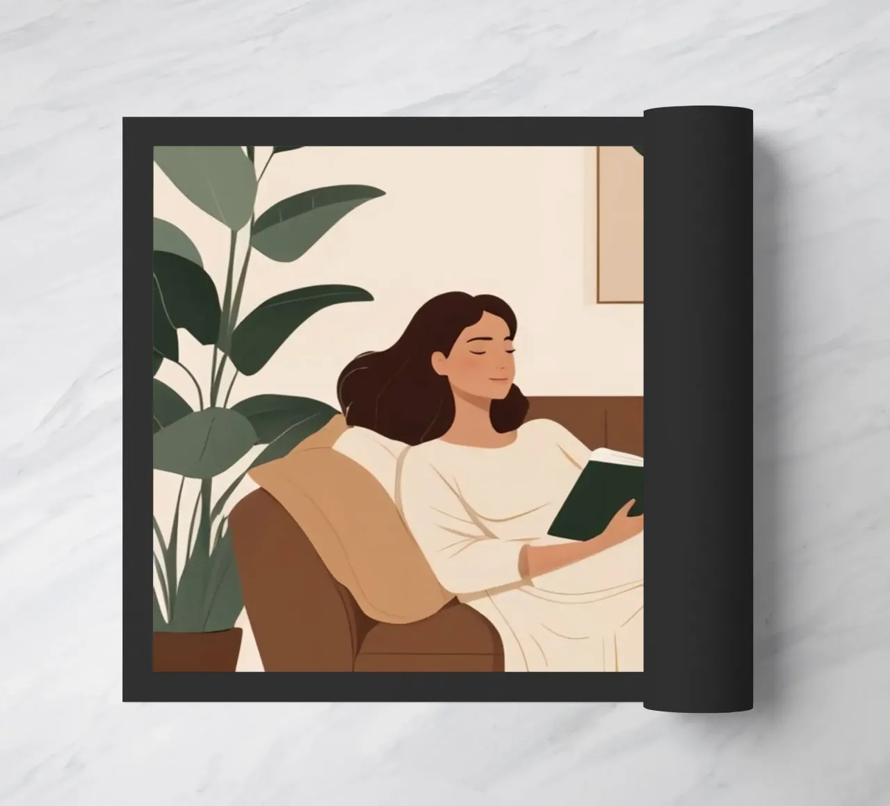 Evening Escape doormat by Maison Solis