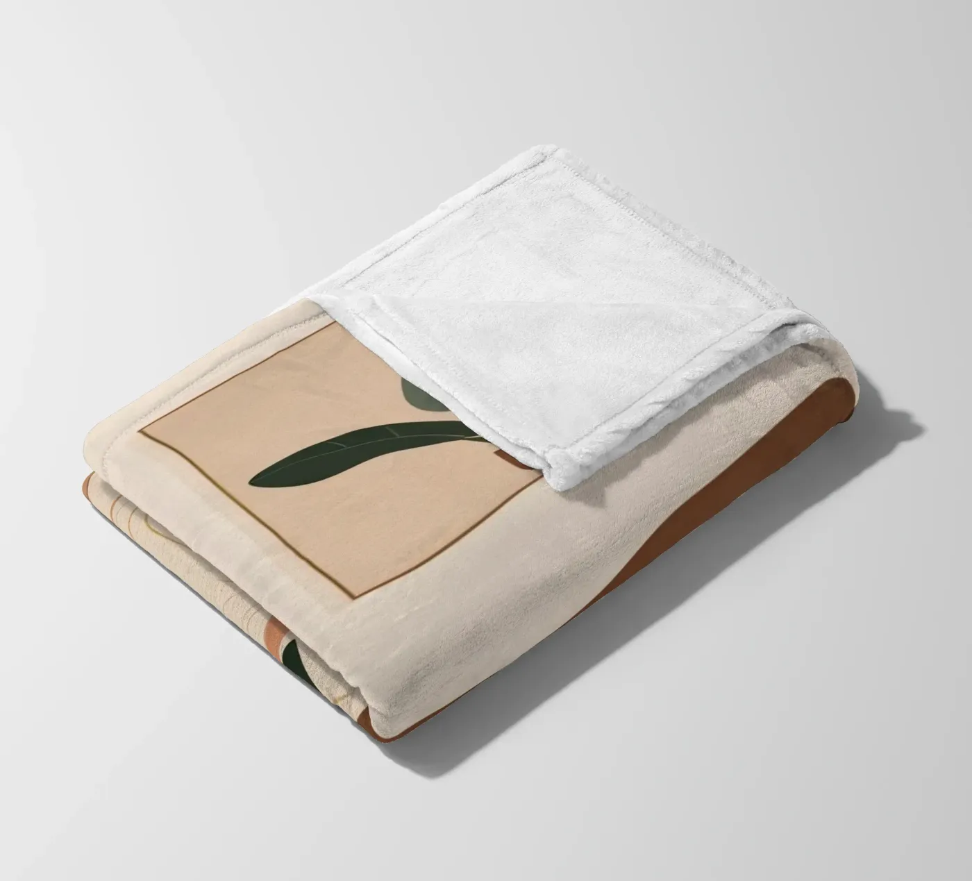 Abendliche Flucht Fleecedecke von Maison Solis