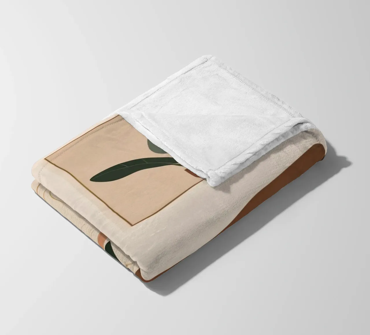 Abendliche Flucht Fleecedecke von Maison Solis