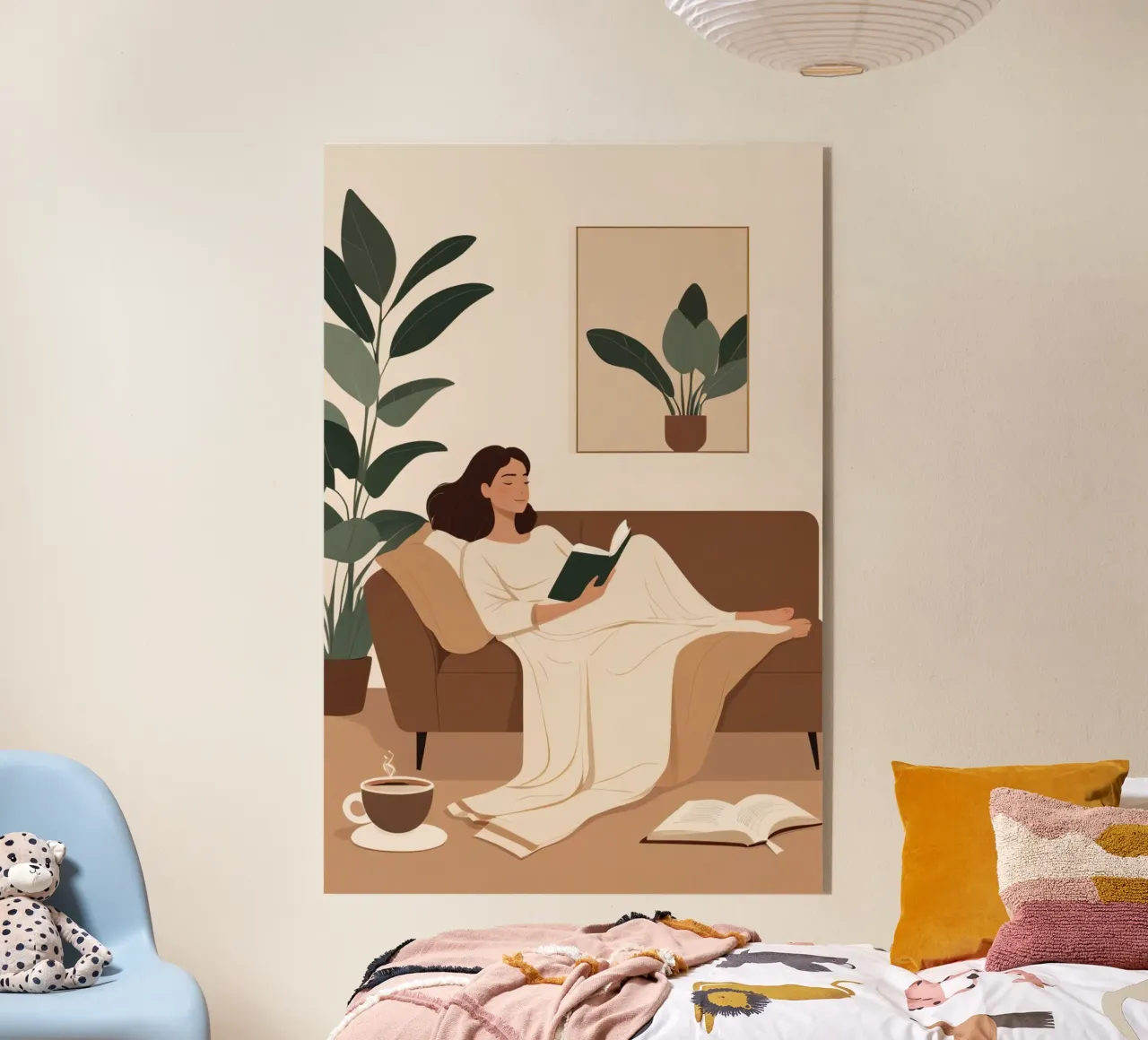 Abendliche Flucht Acryl-Glas von Maison Solis