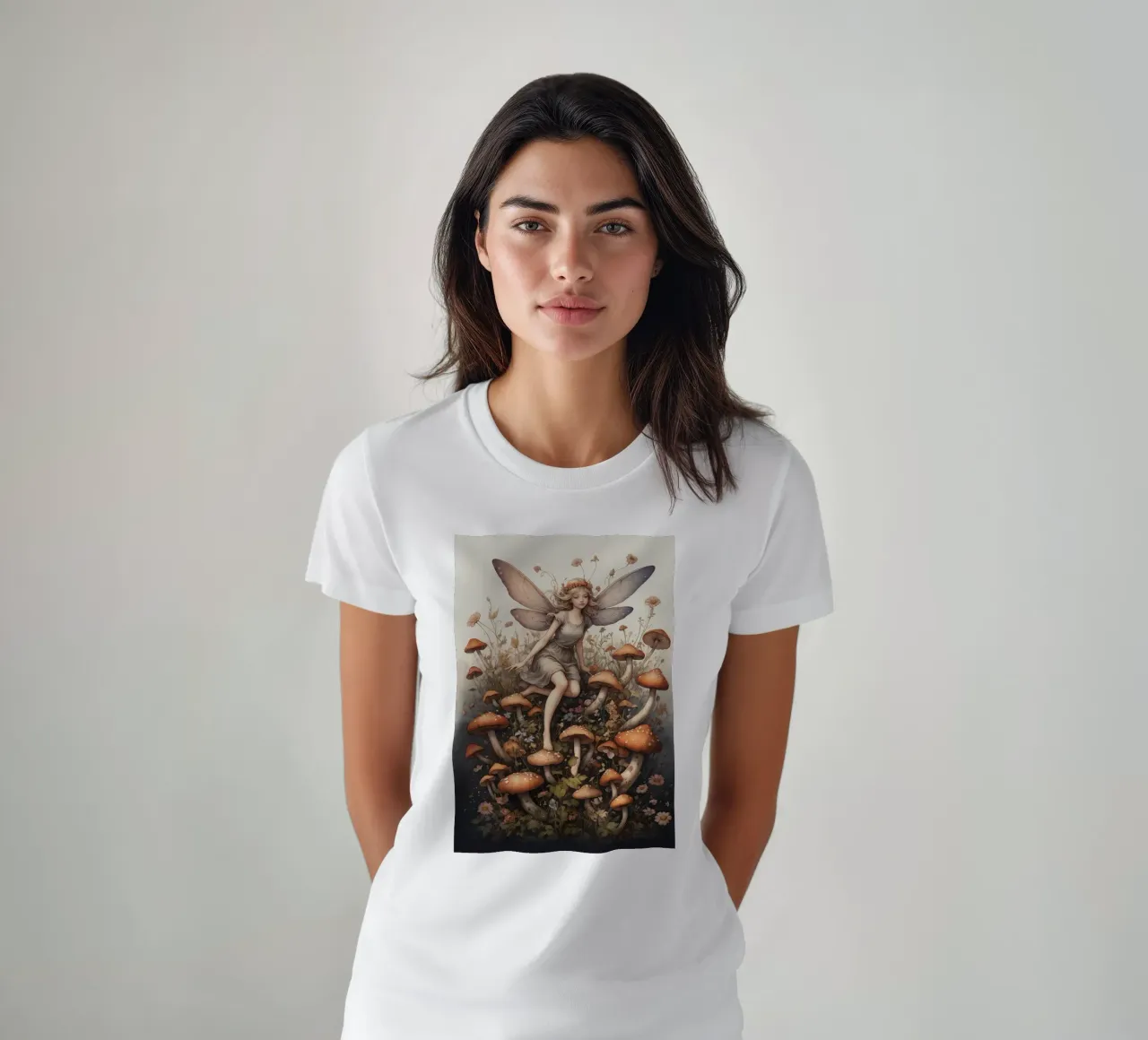 Fata dei funghi t-shirt da Eva Nev