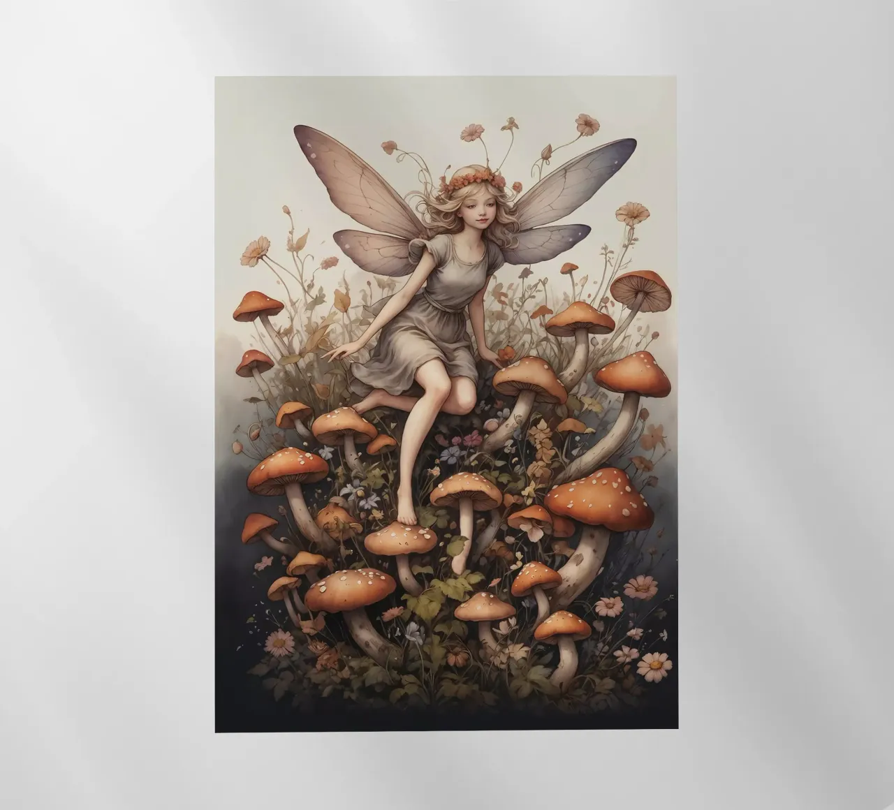 Fata dei funghi pellicola backlit da Eva Nev