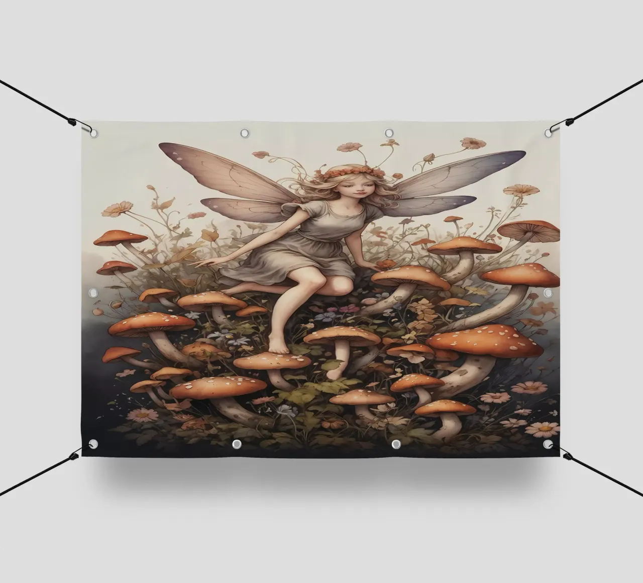 Fata dei funghi telo in pvc da Eva Nev
