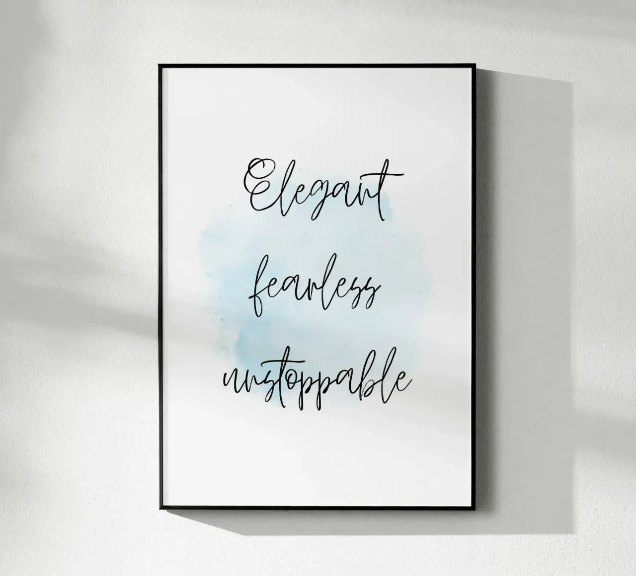 Elegant fearless unstoppable plexiglass da Quotes on walls