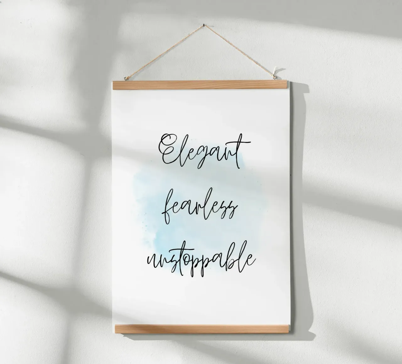 Elegant fearless unstoppable carta hahnemühle da Quotes on walls