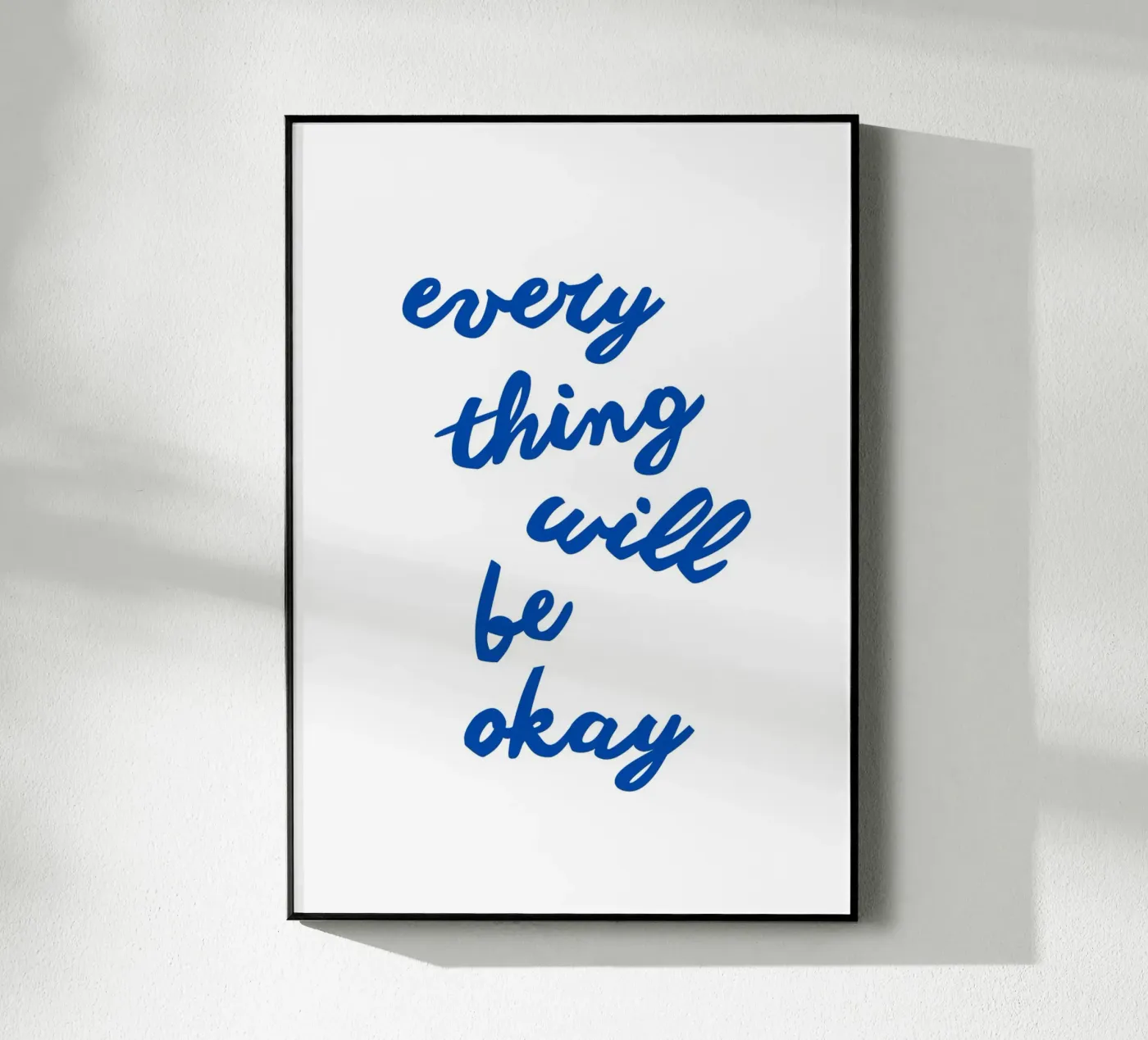 Everything will be okay plexiglas de Quotes on walls