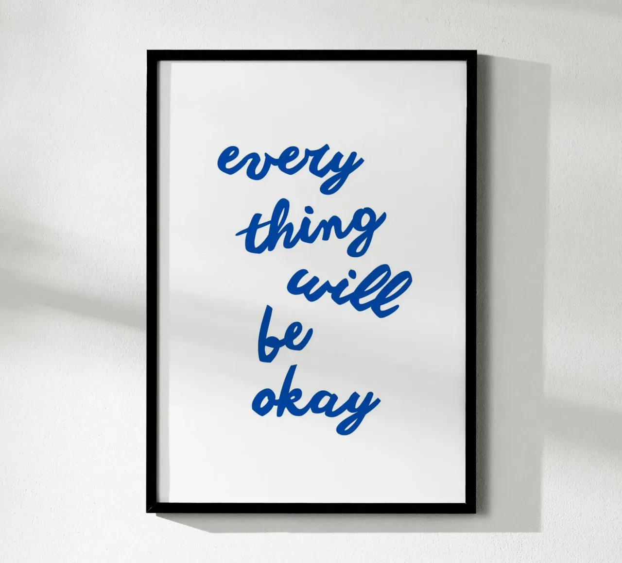 Everything will be okay poster da Quotes on walls