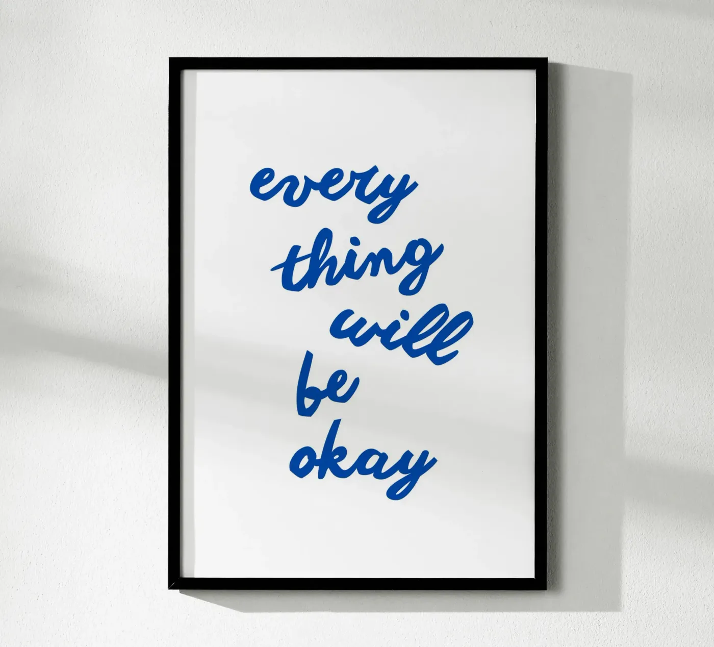 Everything will be okay poster da Quotes on walls