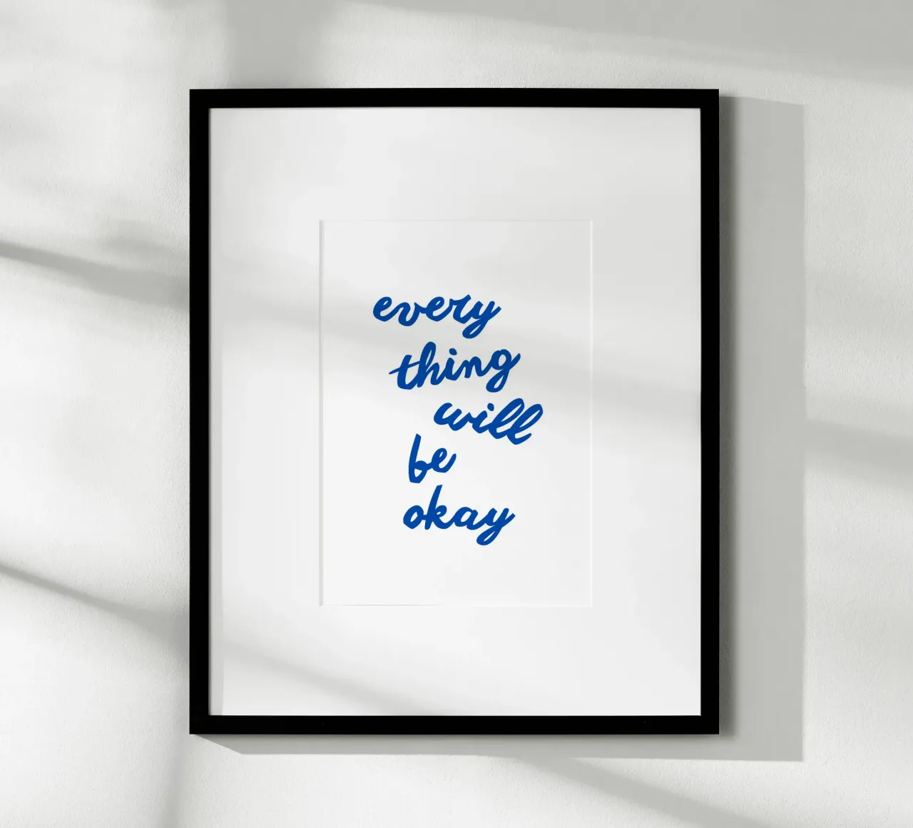 Everything will be okay poster da Quotes on walls