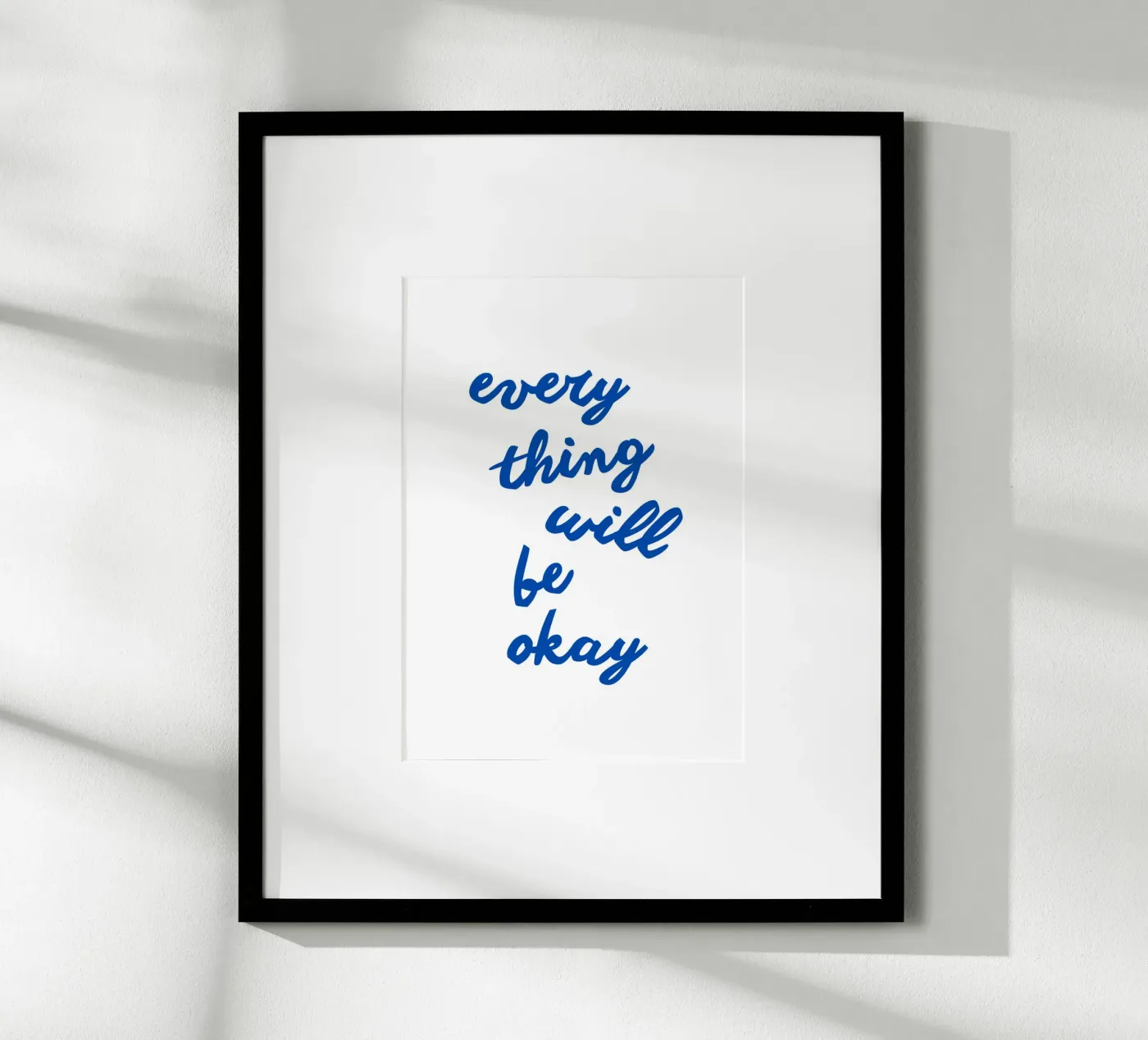 Everything will be okay poster da Quotes on walls