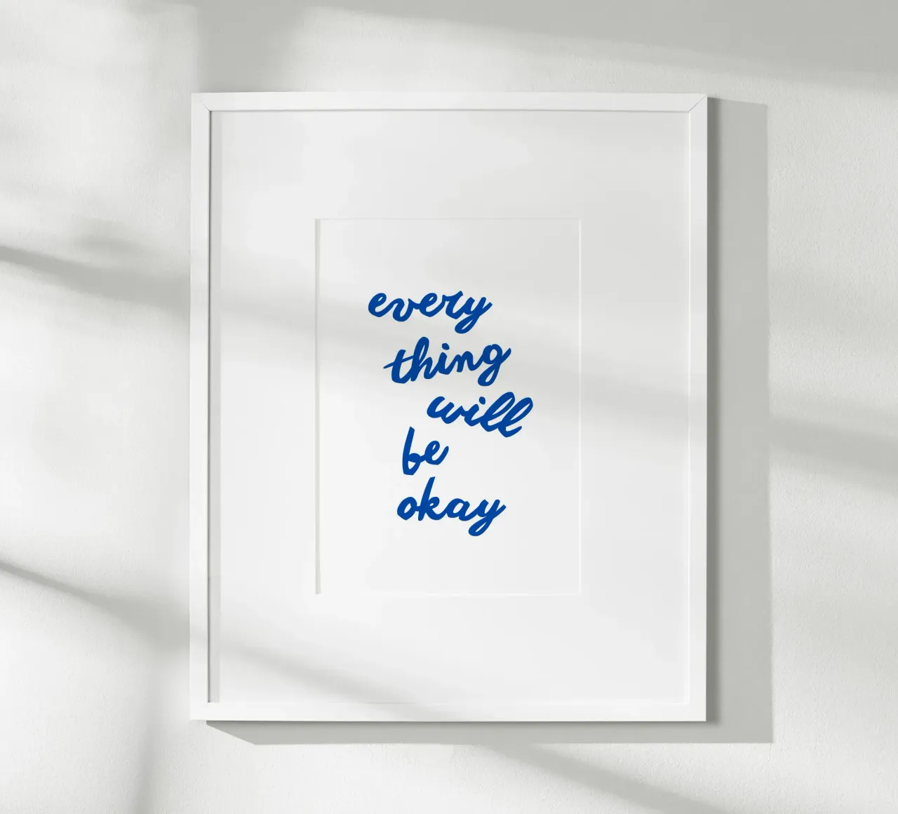 Everything will be okay poster da Quotes on walls