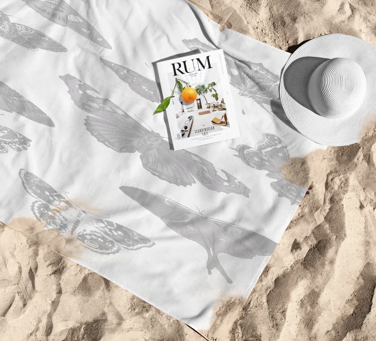 Falene magiche telo mare da Eva Nev