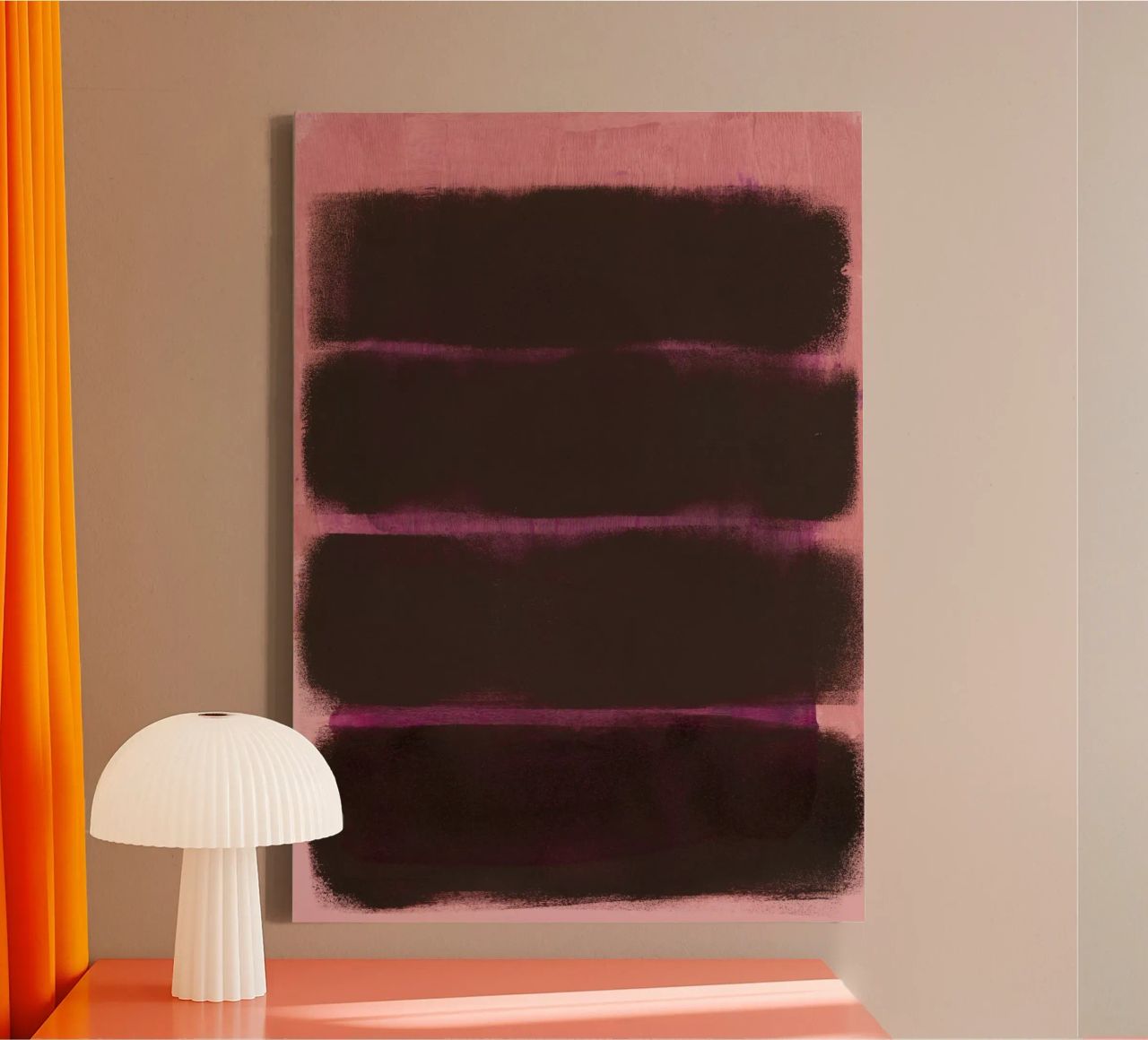 abstract colorfields 3 canvas by IRIS LEHNHARDT FINE ART