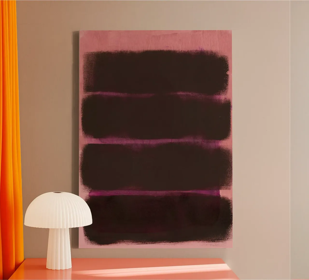 abstract colorfields 3 canvas by IRIS LEHNHARDT FINE ART