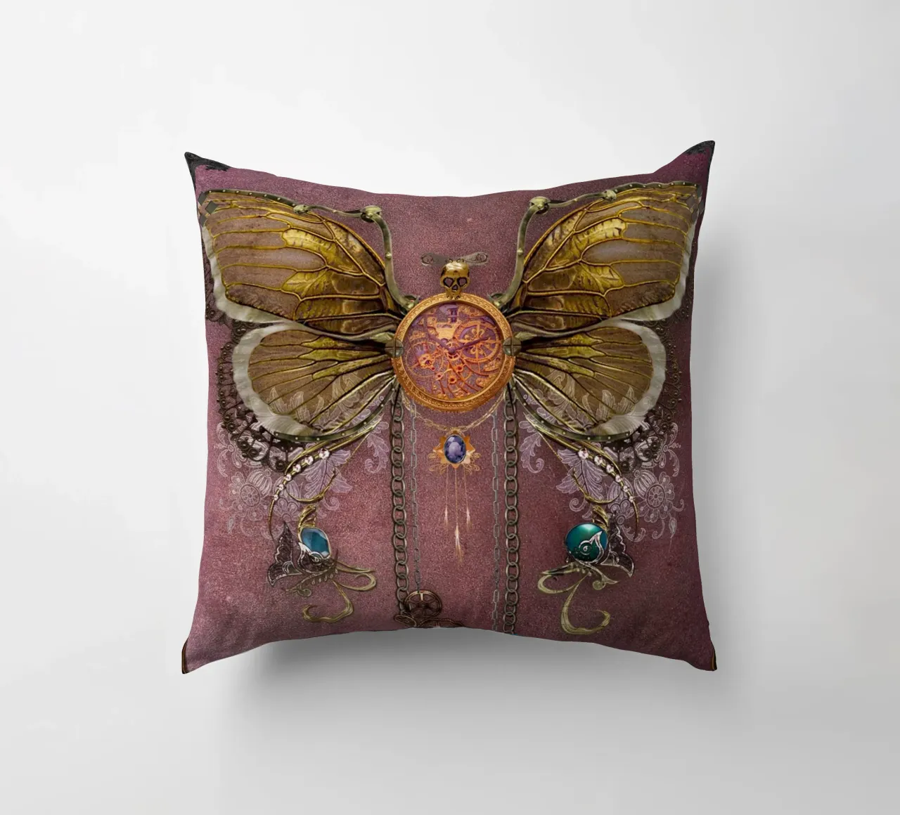 Farfalla steampunk cuscino da Eva Nev