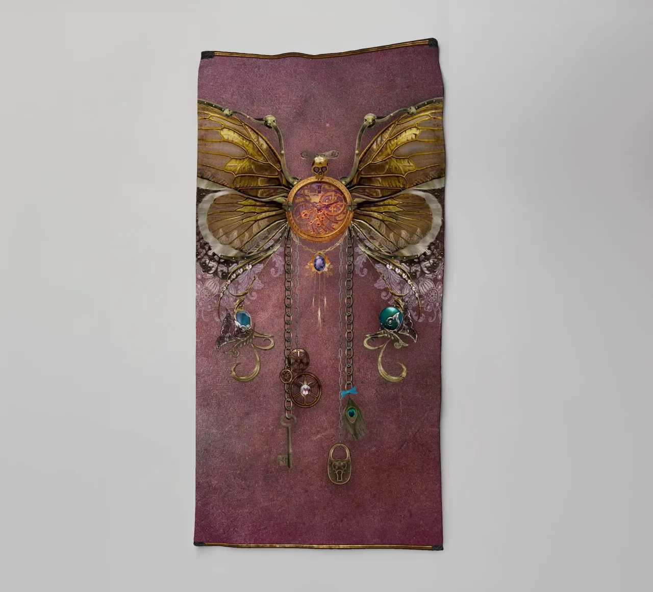 Farfalla steampunk asciugamano da bagno da Eva Nev