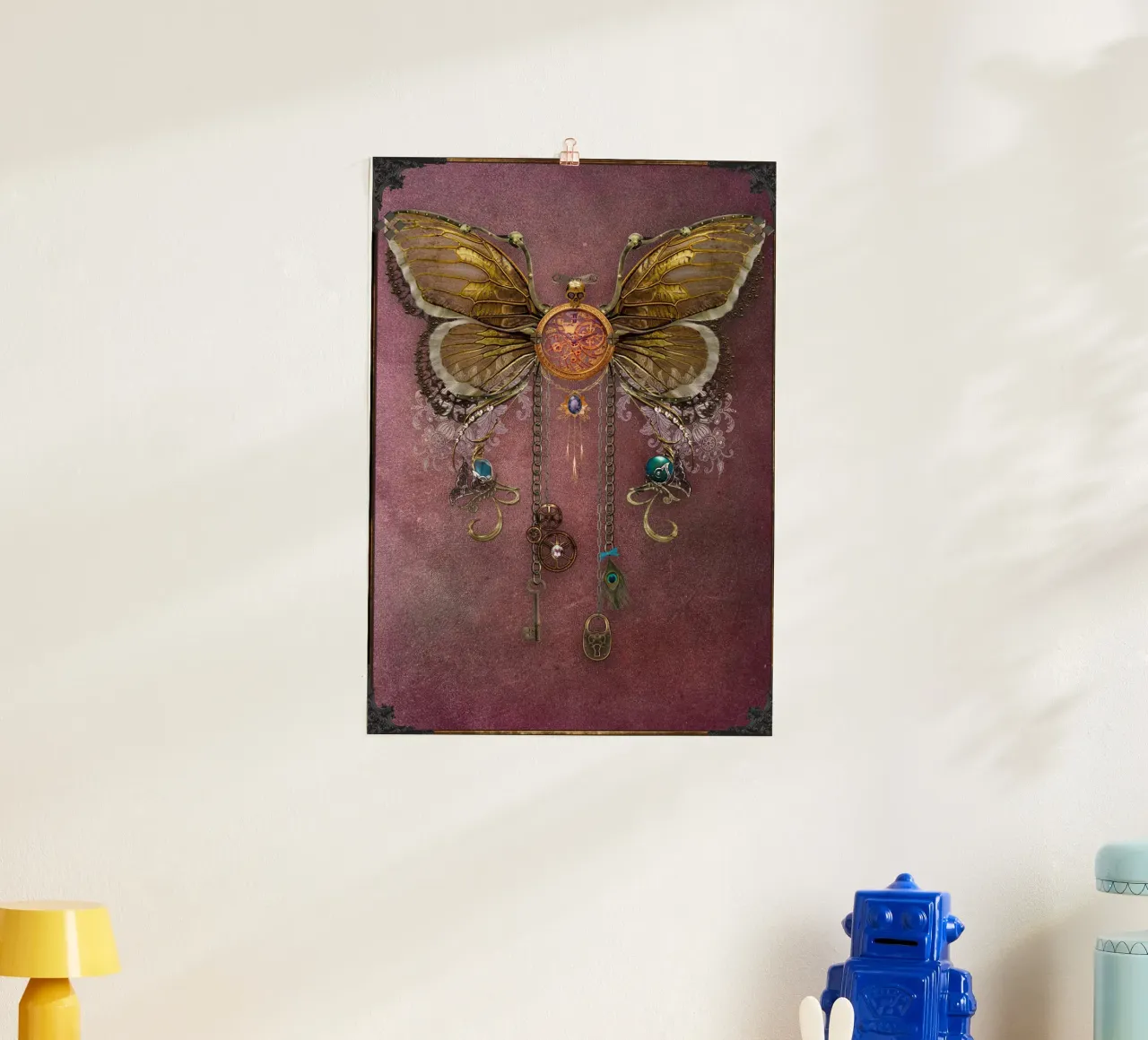 Farfalla steampunk carta hahnemühle da Eva Nev