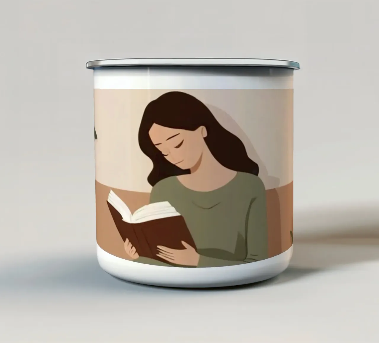 Capitoli della calma tazza in smalto da Maison Solis