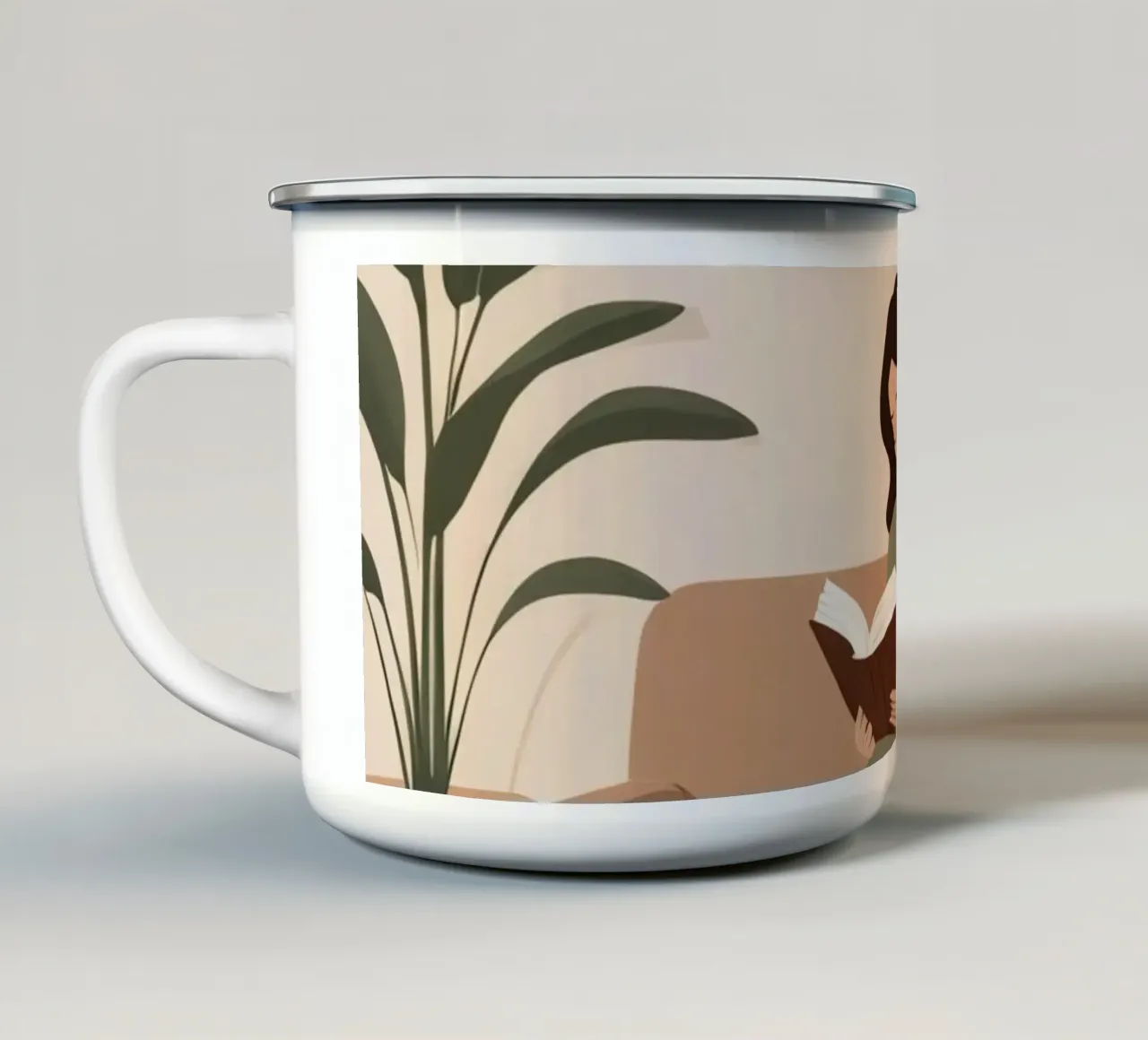 Capitoli della calma tazza in smalto da Maison Solis