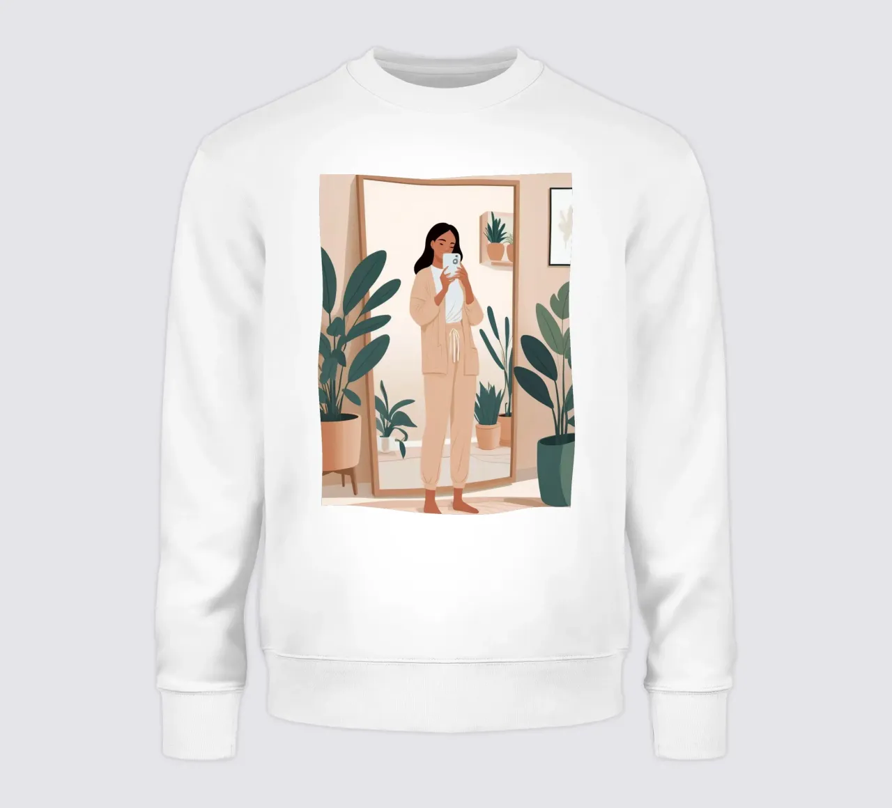 Riflessi allo specchio felpa da Maison Solis