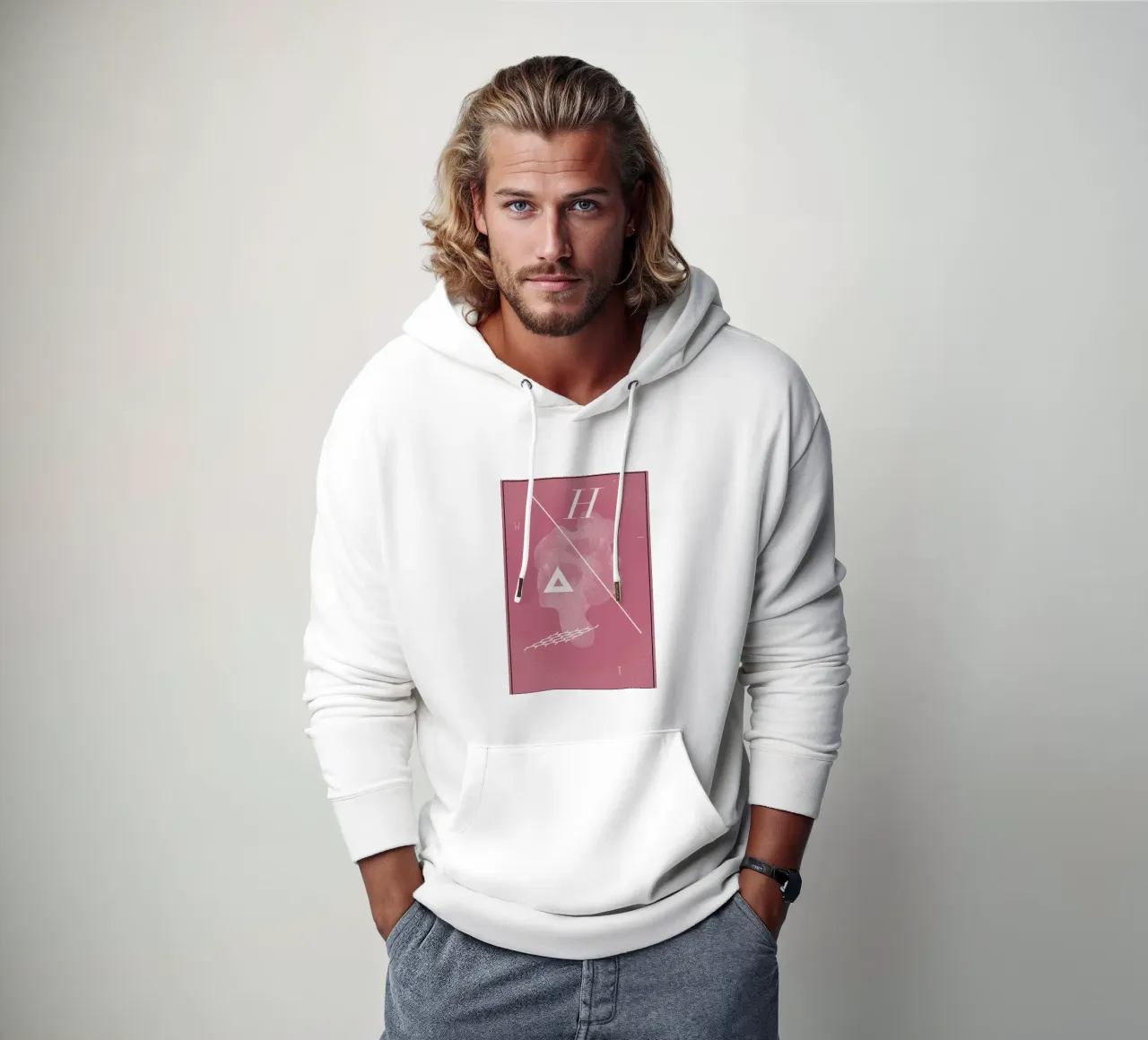w h a t sudadera con capucha de Andreas Jarner