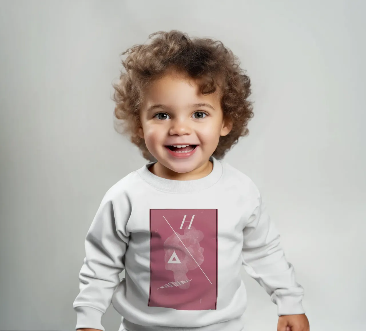 w h a t baby sweatshirt by Andreas Jarner