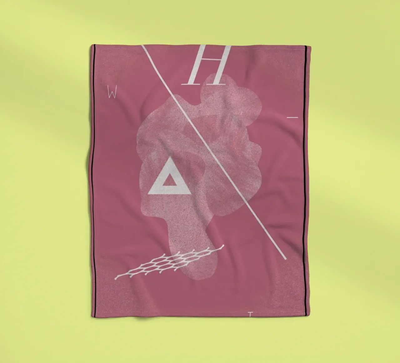 w h a t coperta in pile da Andreas Jarner