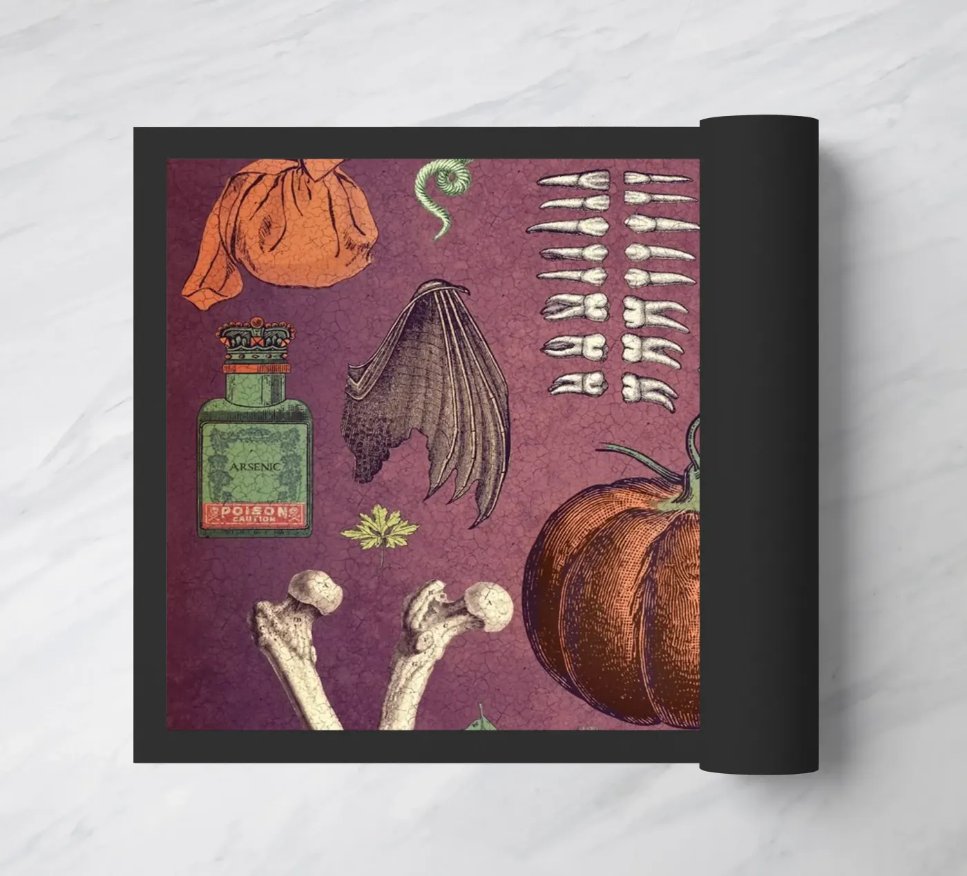 Collage Basic Ingredients for a Witch doormat by Eva Nev