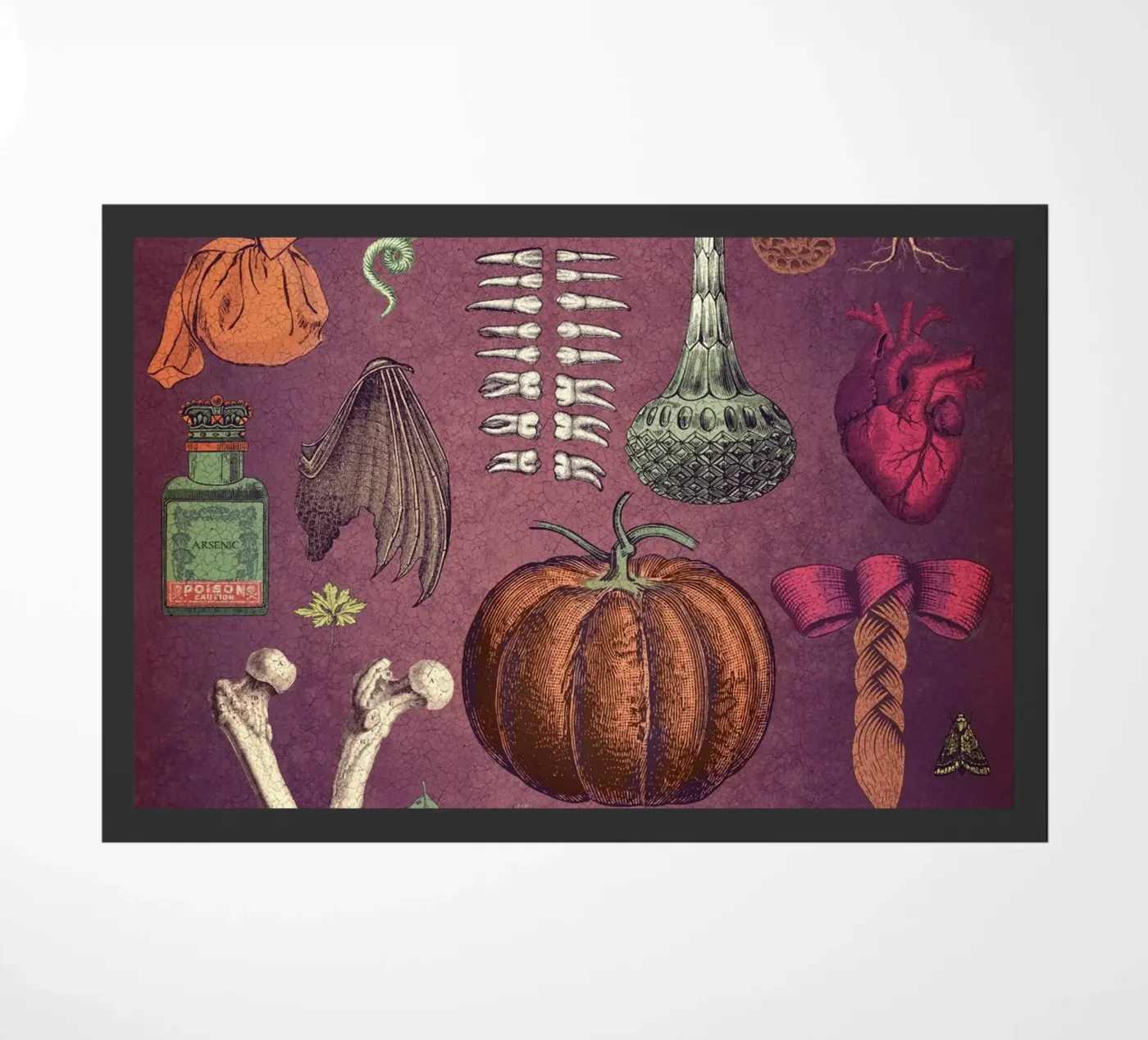 Collage Basic Ingredients for a Witch doormat by Eva Nev