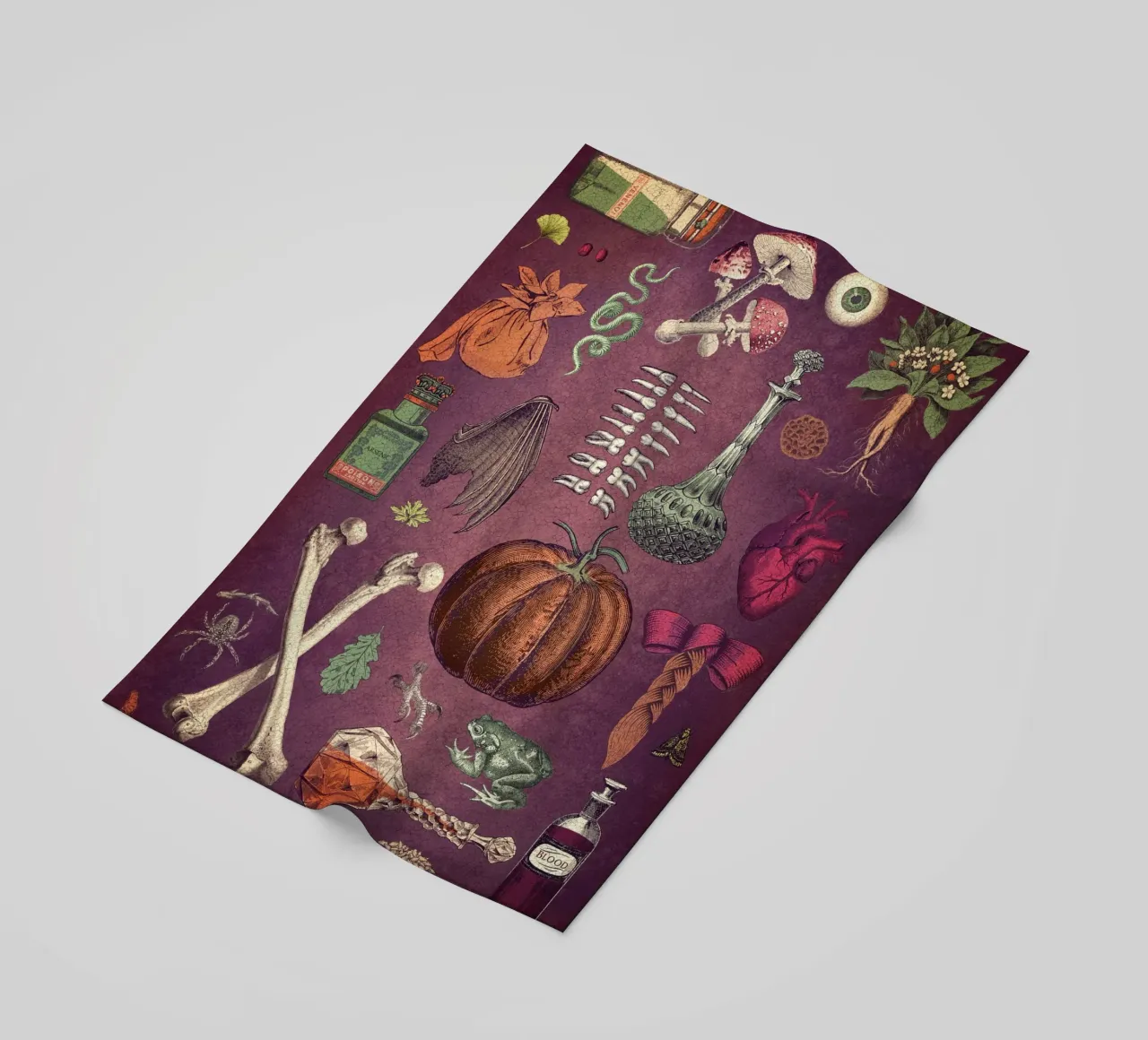 Collage Ingredienti di base per una strega telo mare da Eva Nev