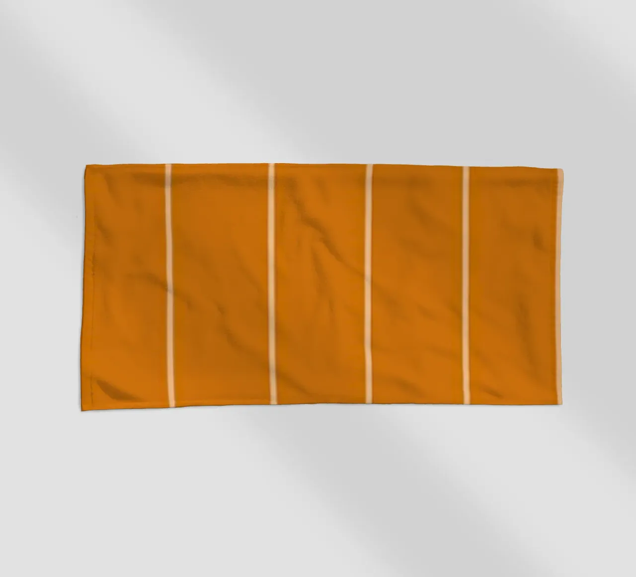 Linee sottili arancioni telo mare da Timeless moderna