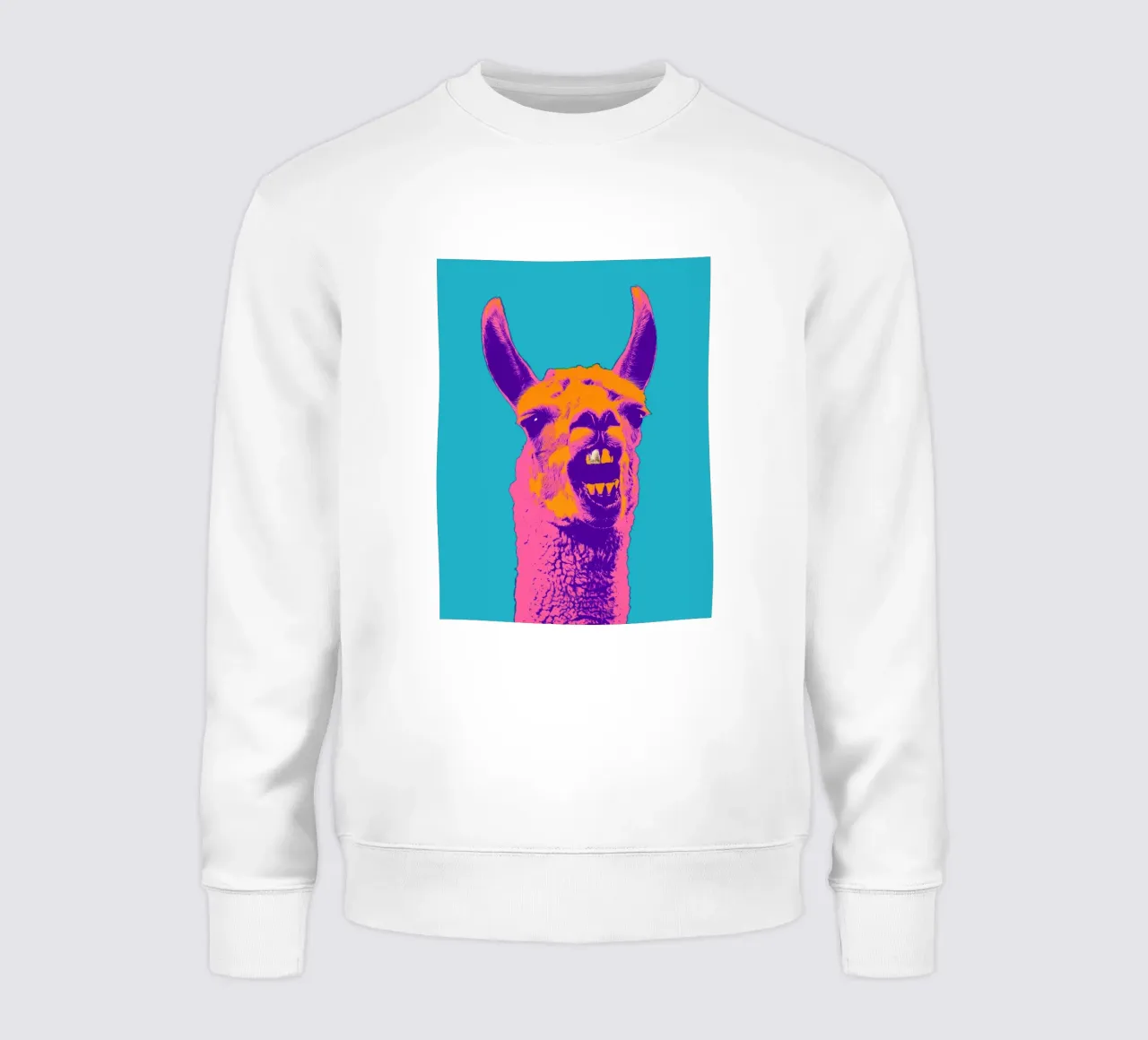 Lama con dente d'oro felpa da Carina Pop & Pastell