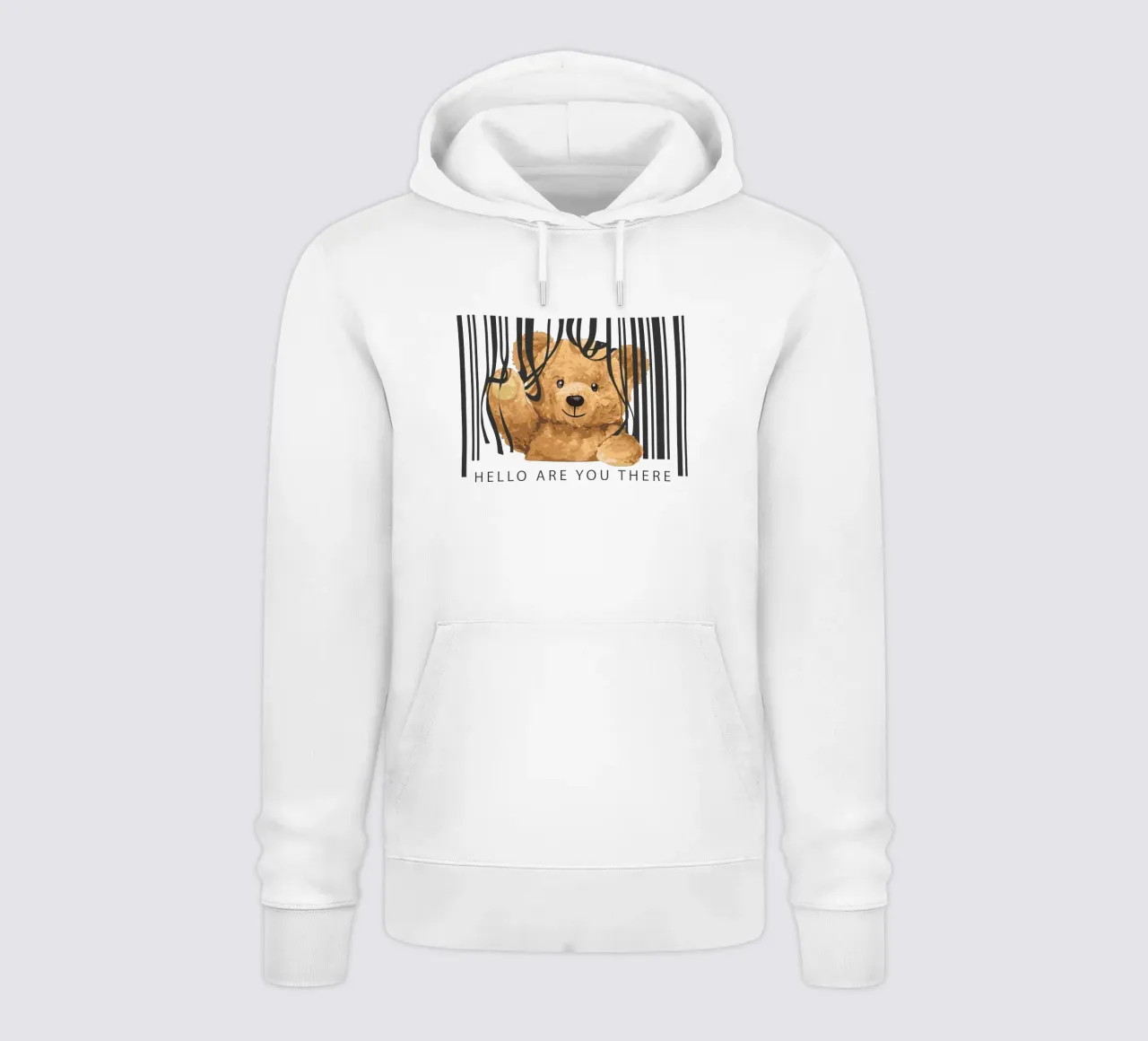 Ciao Are You There Bär felpa con cappuccio da Bear Tees