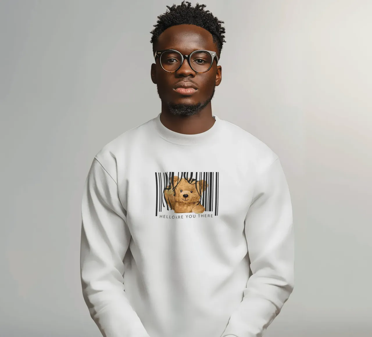 Ciao Are You There Bär felpa da Bear Tees