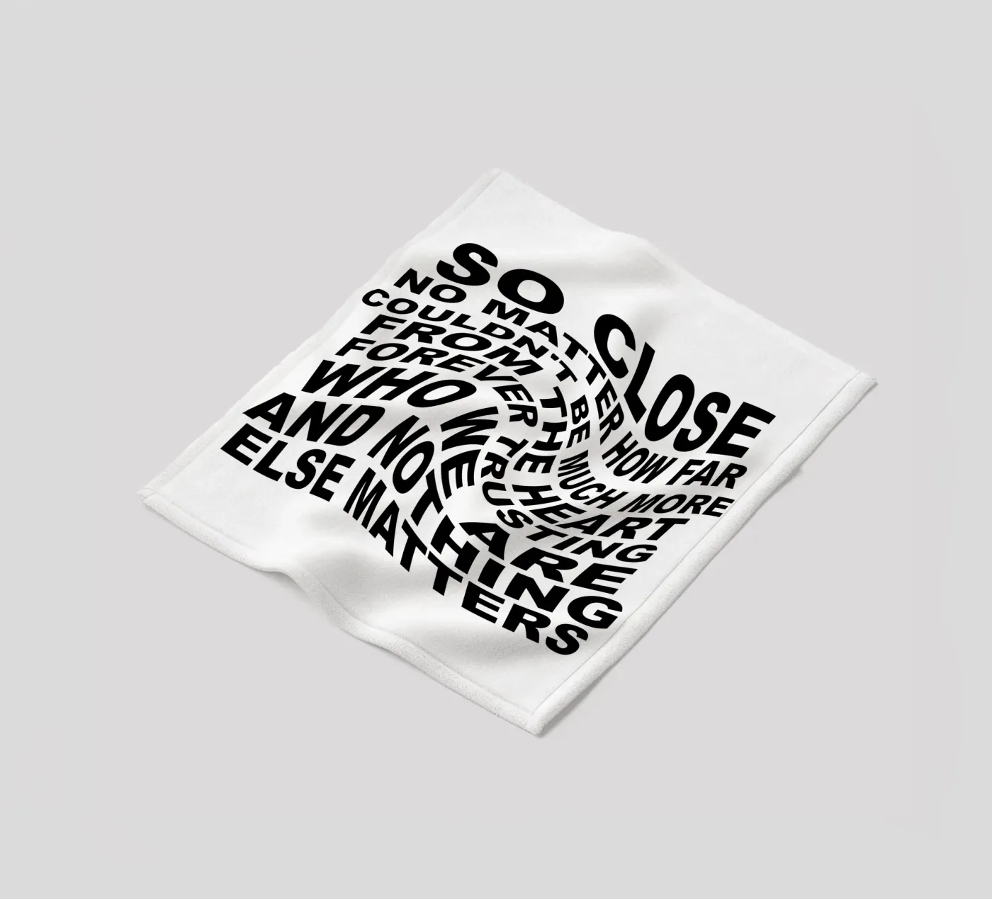 Nothing Else Matters fleece blanket by Gunawan Rb