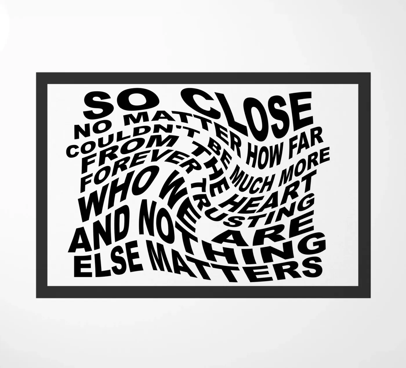 Nichts anderes ist wichtig Fußmatte von Gunawan Rb