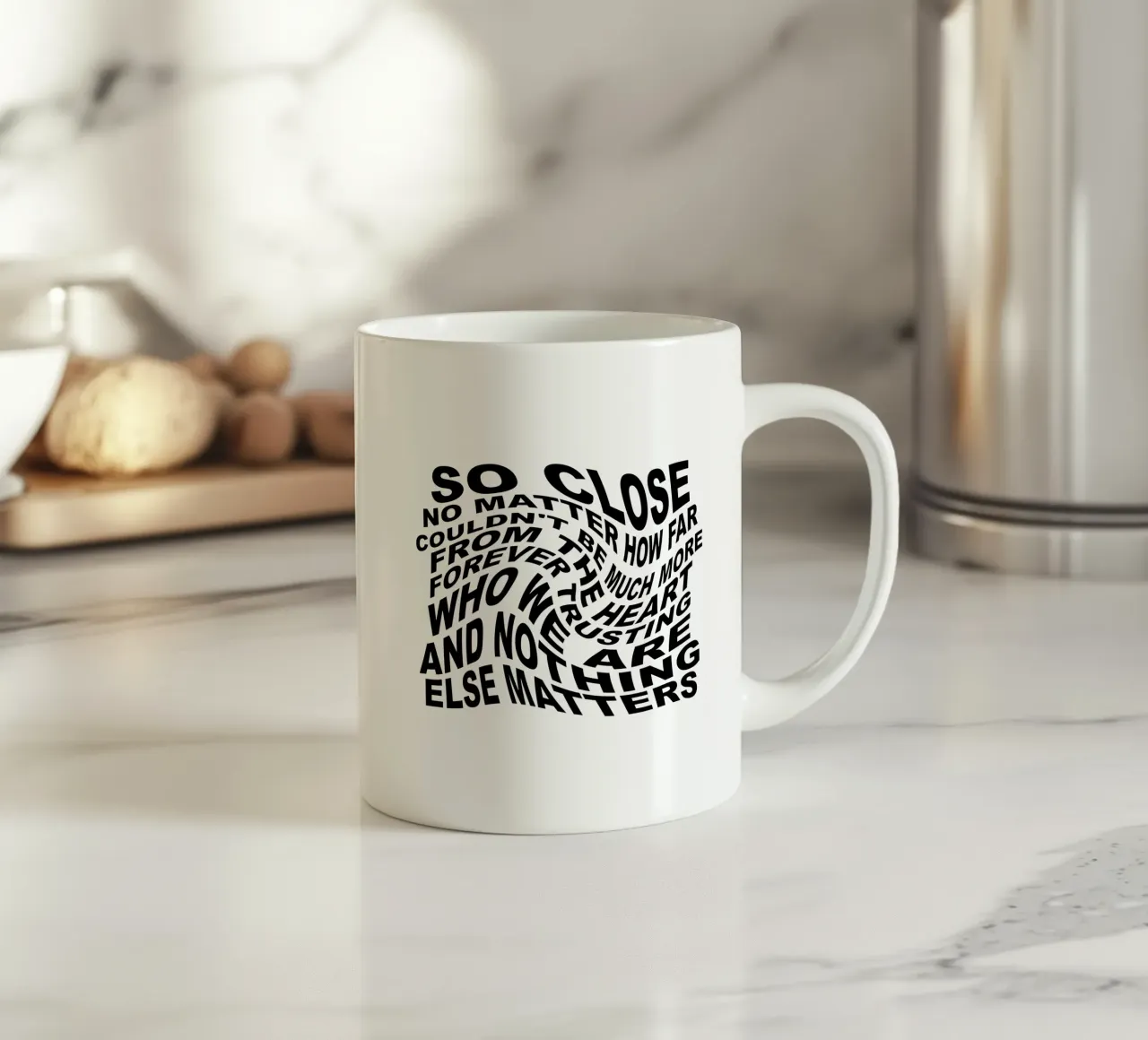 Nient'altro conta tazza in ceramica da Gunawan Rb