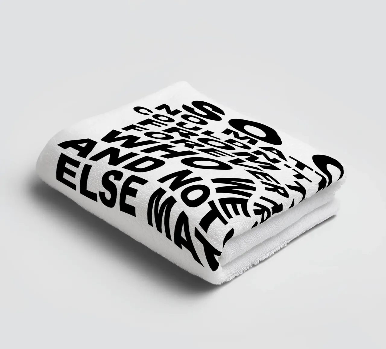 Nothing Else Matters towel by Gunawan Rb