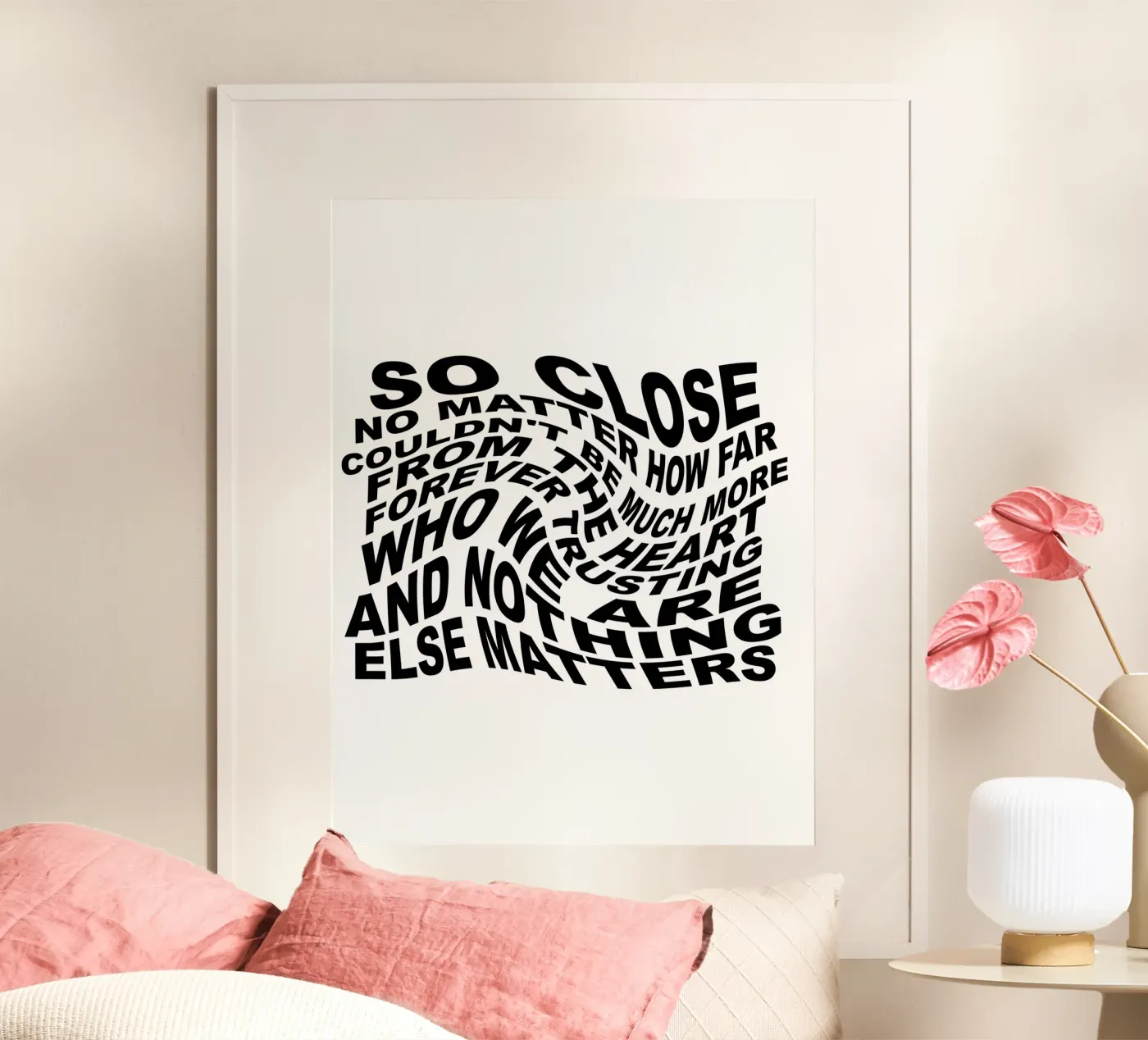 Nothing Else Matters poster by Gunawan Rb