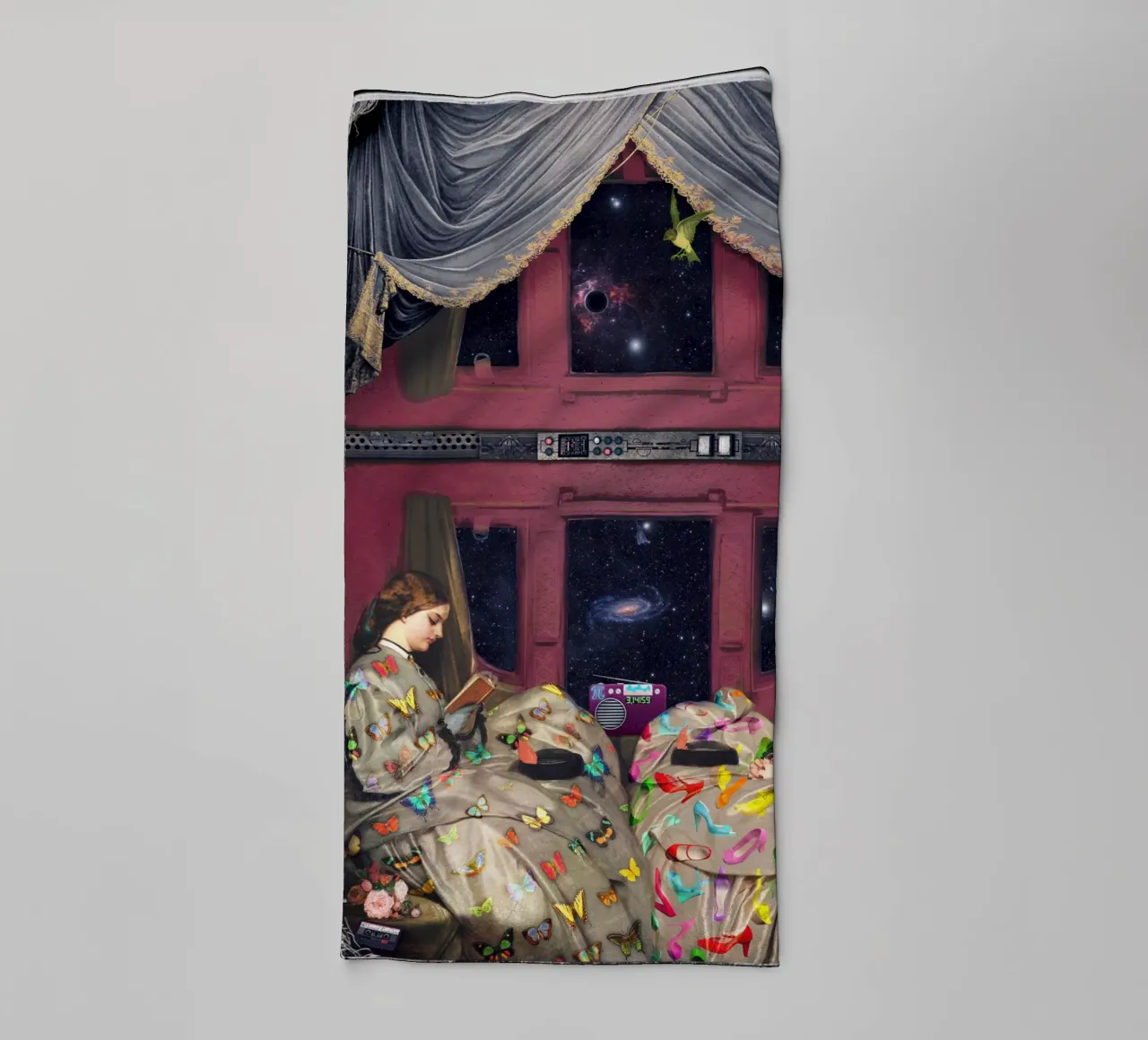 Across the Universe towel by Eva Nev