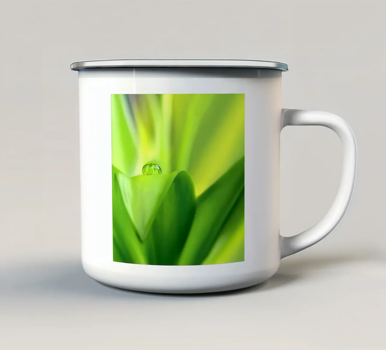 Gocce d'acqua tazza in smalto da Atteloi