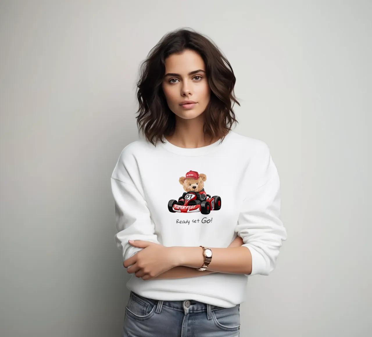 Carrello Orso - Ready Set Go felpa da Bear Tees