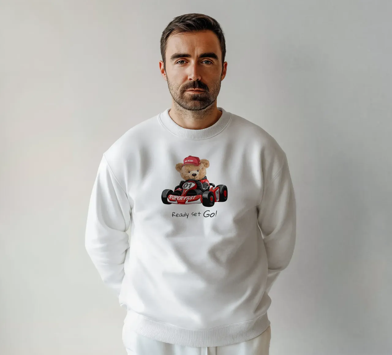 Carrello Orso - Ready Set Go felpa da Bear Tees